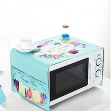 Хлопок и лен СВЧ пылезащитный чехол с мешком масло для кухни пыли водонепроницаемый двойные карманы кухонные аксессуары