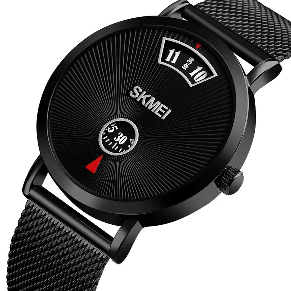 

Innovative Quartz Watch Stainless Steel Slim Watch Fashion Casual Business Dress Wristwatch Waterproof Watch for Men