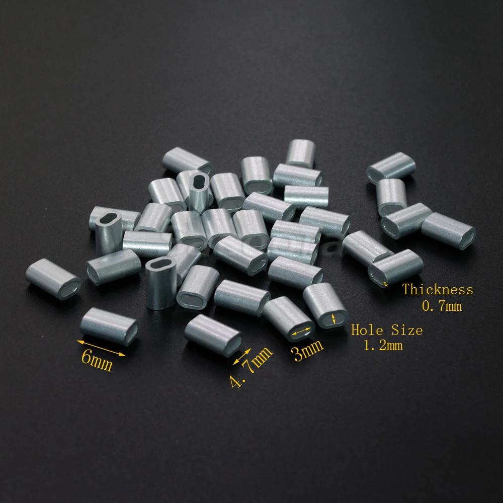 SwageRight MILSPEC Copper Swage Sleeves Clip & Ferrules Pack of 30