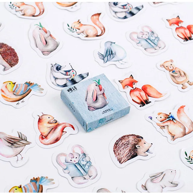 45pcs/lot Cute Forest Animals Decoration Adhesive Stickers Diy Cartoon Stickers Diary Sticker Scrapbook Stationery Stickers 45pcs/lot Cute Forest Animals Decoration Adhesive Stickers Diy Cartoon Stickers Diary Sticker Scrapbook Stationery Stickers