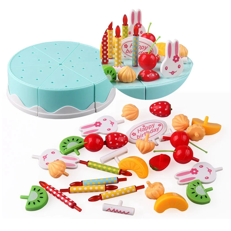 38 шт. интерактивные игрушки сделай сам для детей и родителей|kitchen food|toy fruitkitchen food