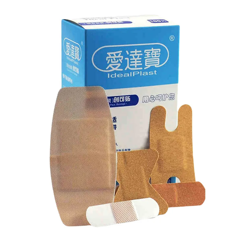 100 шт медицинские материалы помощь для суставов пальцев большая площадь дышащая Ассорти аварийный комплект поставки 5 размеров комплект с ремешками