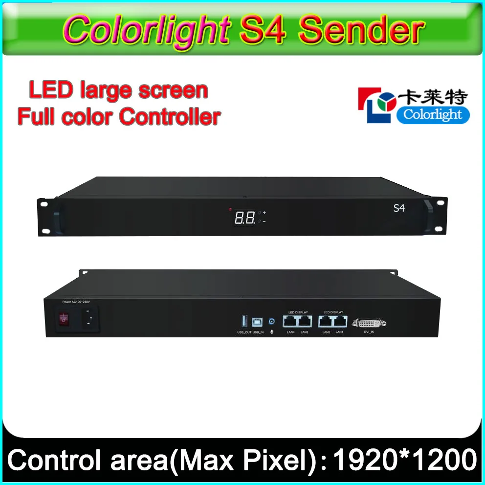 

Colorlight S4 Sender,Outdoor and indoor full color LED Displays External control card,P3/P4/P5/P6/P8/P10 led module control card