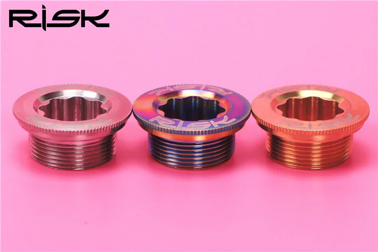 RISK M20x8mm винты рукоятки велосипеда болты для XT/XT* R/SLX/Deore велосипедная цепь колеса полый коленчатый рычаг болты для крышки из титанового сплава