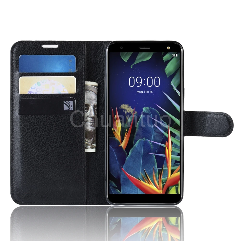 Модный чехол кошелек из искусственной кожи для LG K40 5 7 дюйма защитный флип