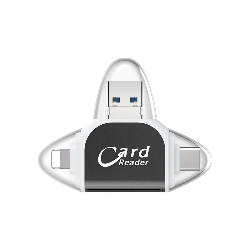 SD кардридер Micro SD USB C Micro адаптер 4 в 1 SD Тип C OTG Устройство для чтения карт памяти для iPhone iPad samsung MacBook