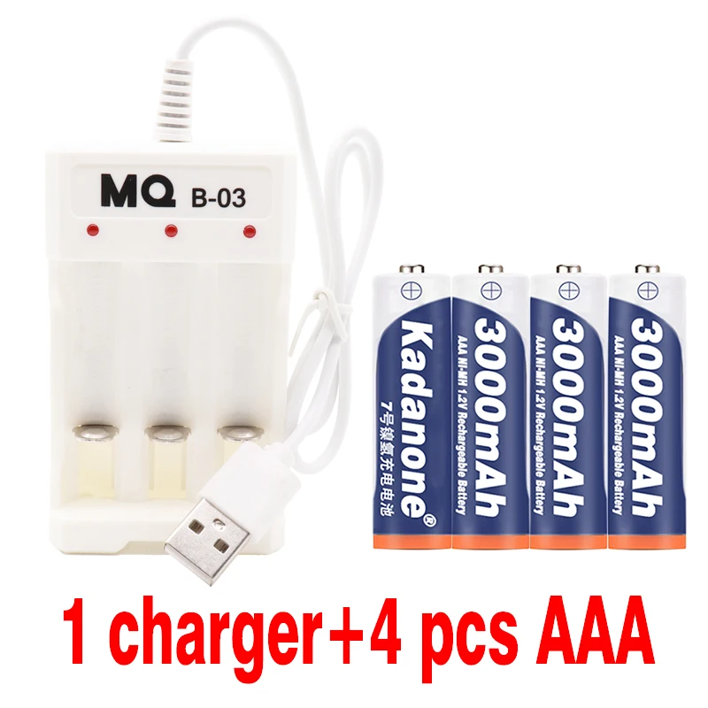 2019 Лот Новый бренд AAA батарея 3000 mah 1 2 v Ni MH аккумуляторная для дистанционного