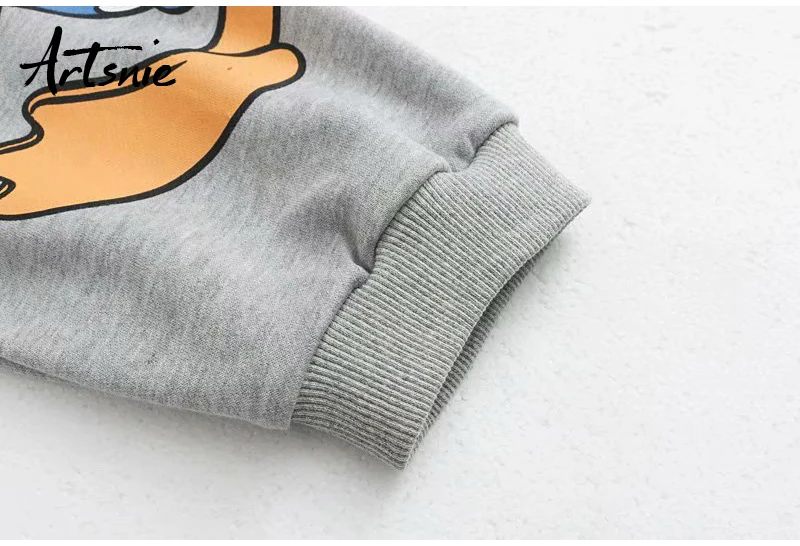 Artsnie streetwear cartoon print women sweatshirt spring 19 oversized hoodie o neck long sleeve knitted casual sweatshirts 15 knitted casual sweatshirts cartoon print women hoodie long sleeve