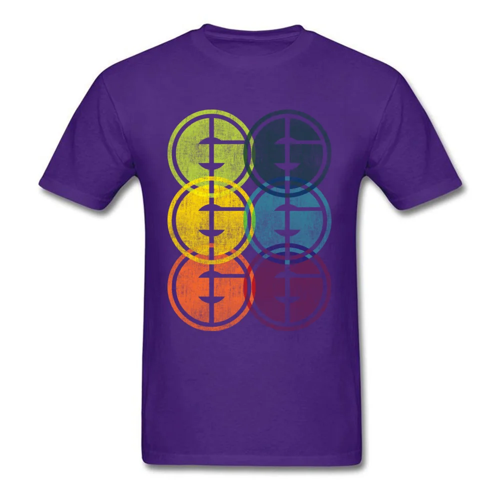 Man Fashion Europe Tops & Tees Round Neck Labor Day Pure Cotton Tshirts Casual Short Sleeve Color Motive Sweatshirts Color Motive purple
