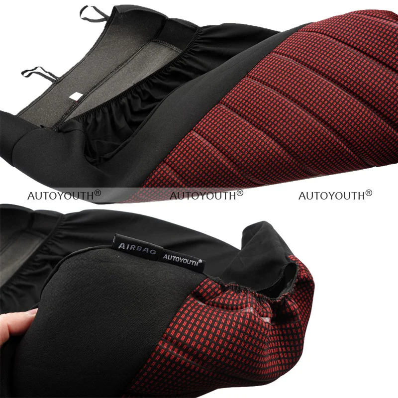 AUTOYOUTH-5-Seats-Red-Seat-Covers-Airbag-Compatible-5MM-Foam-Checkered-Universal-Fit-Most-Vans-Minibus (4)