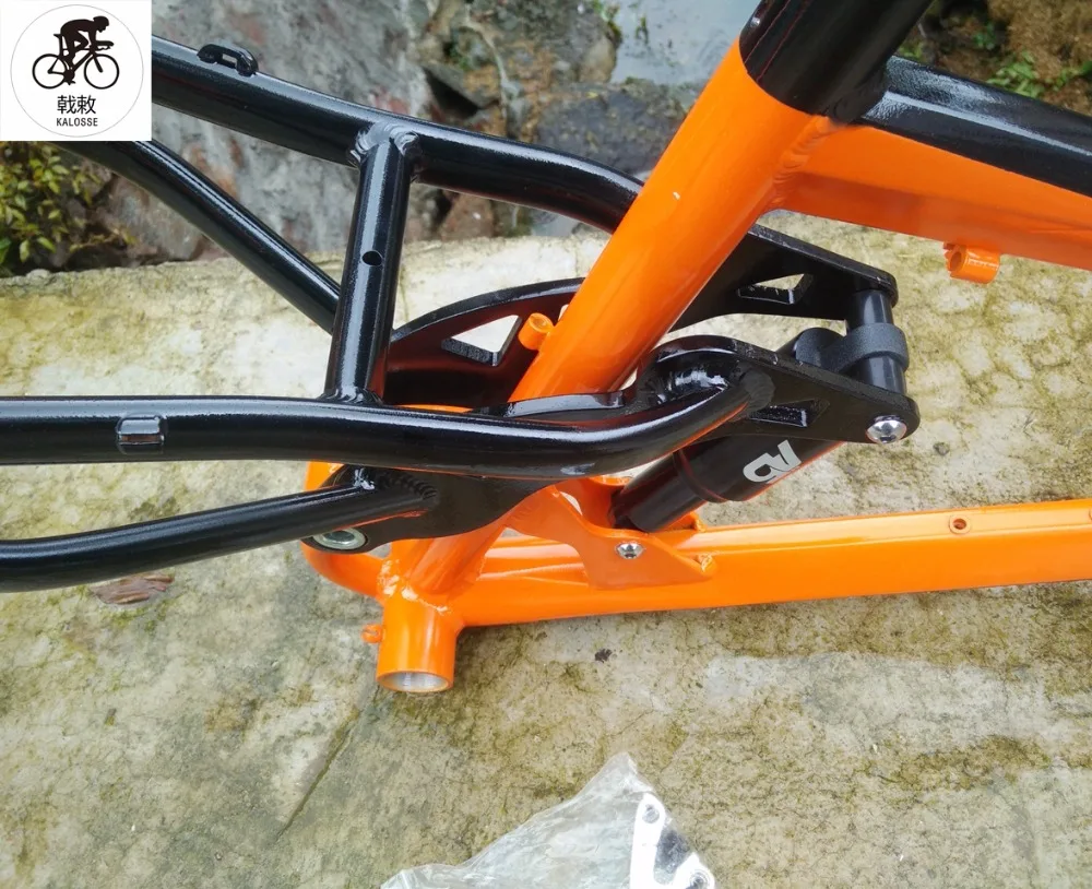 Top Kaloss DIY colors  DH/AM Fat bike frame Downhill  snow bike frame  26*17 inch ,  26*4.0 inch   Beach bike   frame 5