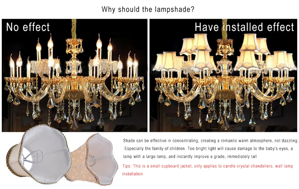Luminárias de Arte Pano de Lampshell Lâmpada de Luz Abajur para E14 Laingderful Art Deco Sombra Tampa da Gauze Luz Pingente Lâmpada Inwall 9 Capas e sombras p luminárias