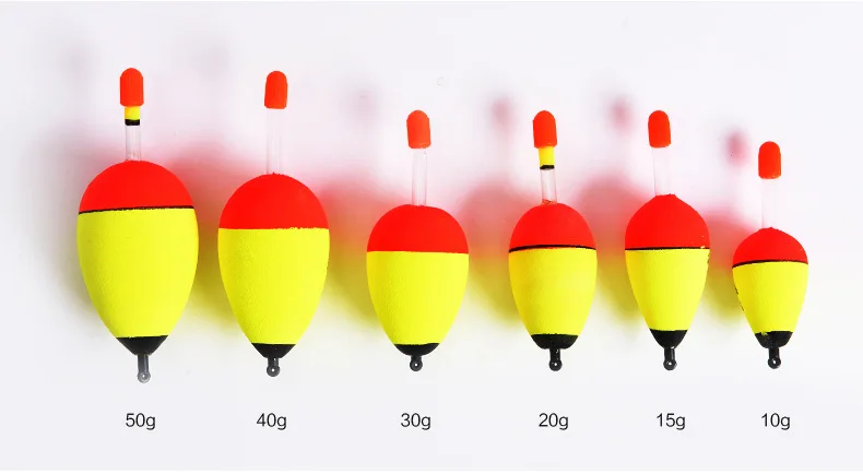 5 шт./лот плавающий 10 г-50 г рыболовный поплавок из пенопласта EVA Boya Удочка Рыболовные Поплавки Bobber Flotador Flotteur Peche Boia снасти