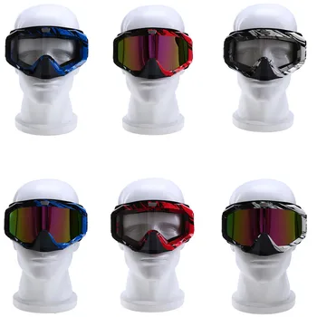 

Motocross Goggles Eyewear Glasses Collapsible Motocross Motorcycle Helmet Goggles Ski/Skate Glasses Cafe Racer Glasses Sunglasse