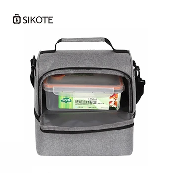 SIKOTE EVA Lunch Bags Double layer Waterproof Picnic Bag For Women Men Tote Bag Food Keep Cooler Warm Storage Container Box SIKOTE EVA Lunch Bags Double layer Waterproof Picnic Bag For Women Men Tote Bag Food Keep Cooler Warm Storage Container Box