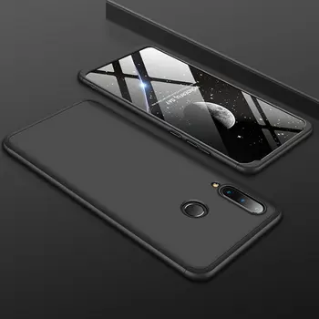 

30pcs/lot For Huawei Nova 4E Full Protective 3 in 1 Smooth Frosted Detachable Hard Cover For Huawei P30 Lite