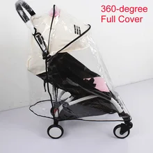 Universal Housse de Pluie 360 Degrés Full Poussière Housse De Pluie Imperméable Pour Babyzen YOYO Poussettes Poussette Accessoires