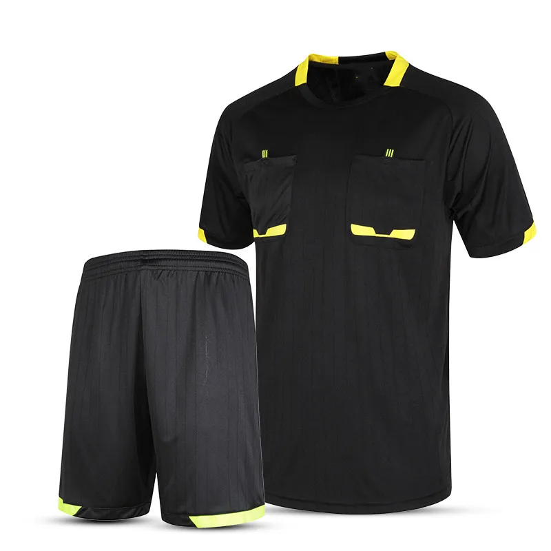Árbitro Jersey Fútbol set 2017 Juez de fútbol futbol camisa traje tracksuits survetement fútbol maillot de pie Árbitro Jersey Fútbol set 2017 Juez de fútbol futbol camisa traje tracksuits survetement fútbol maillot de pie