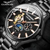 GUANQIN 2022 Clock men automatic watch waterproof mechanical skeleton Tourbillon men's watch top brand luxury Relogio Masculino ► Photo 1/6