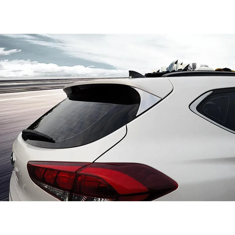 Для Hyundai Tucson 2016 2018 автомобильный Стайлинг из нержавеющей стали задний окно