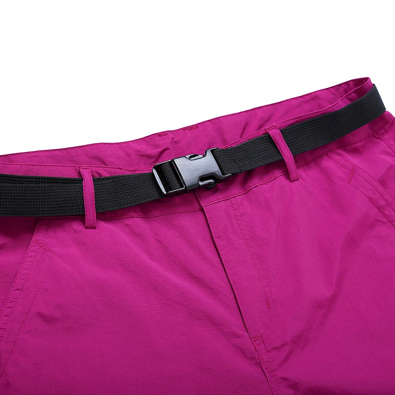 

2019 New Spring Summer Outdoor Quick-drying Pants Windproof Solid Color Women Girls Two-section Detachable Climbing Hiking Spots
