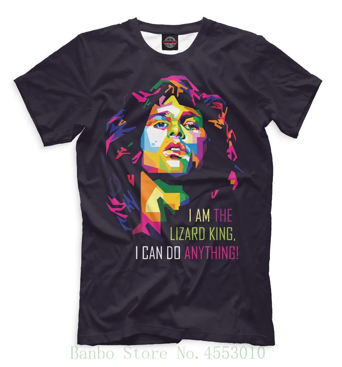 Jim Morrison T Shirt American Singer The Doors Band Psychedelic Rock