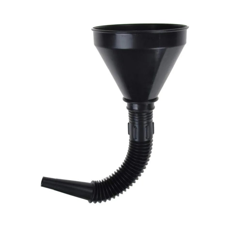 

Pour Oil Tool Car Motorcycle Truck Vehicle Plastic Filling Funnel With Soft Pipe Spout Petrol Diesel