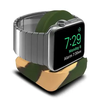 

2 In 1 TPU Non-slip Charging Dock Smart Watch Charging Stand Charge Cable For Apple Watch iWatch 4 3 2 1 Series Accessories