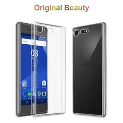 Ультра тонкий кристалл чехол прозрачный для Sony Xperia Z1 Z2 Z3 Z3 Z4 Z5 компактный M2 M4 M5 C3 E3 x XA XZ XP XA1 Мягкие TPU крышка