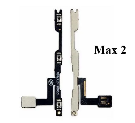 ChengHaoRan новая кнопка включения/выключения громкости кнопка отключения звука гибкий кабель для Xiaomi Mi Max 2 Max2 Замена запасных частей - Цвет: MAX2 flex cable