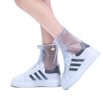 

Waterproof Bicycle Reusable PVC Rain Snow Overshoes Travel Shoes Cover for women men cycling Shoes Accessories