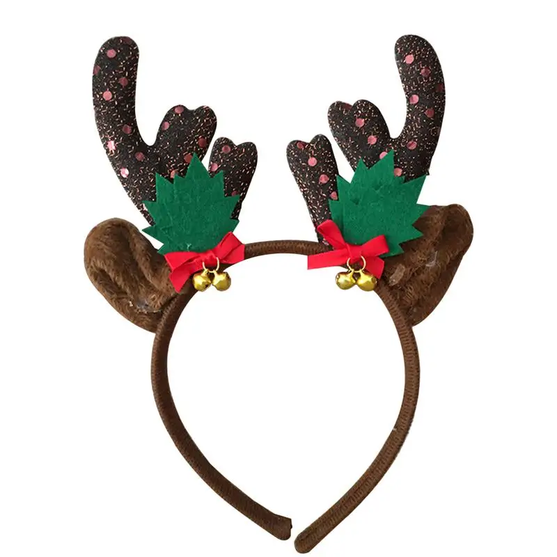 

Christmas Kids Headband Reindeer Antler Hair Hoop Headpiece for Kids Christmas Costume Party