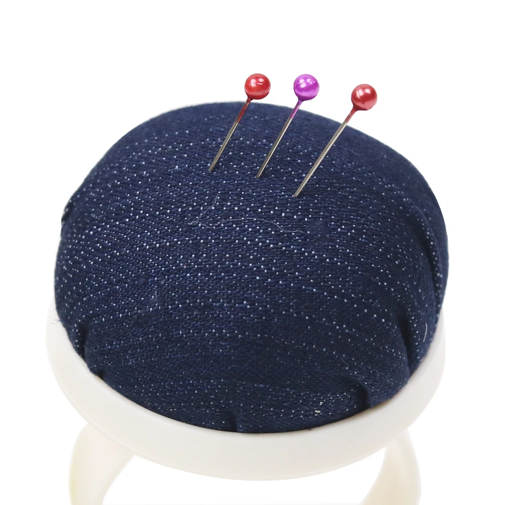 1 шт. игольчатая подушечка синяя в форме шара тканевая эластичная подушечка с пластиковым запястьем для вышивки крестиком аксессуары для швейных инструментов