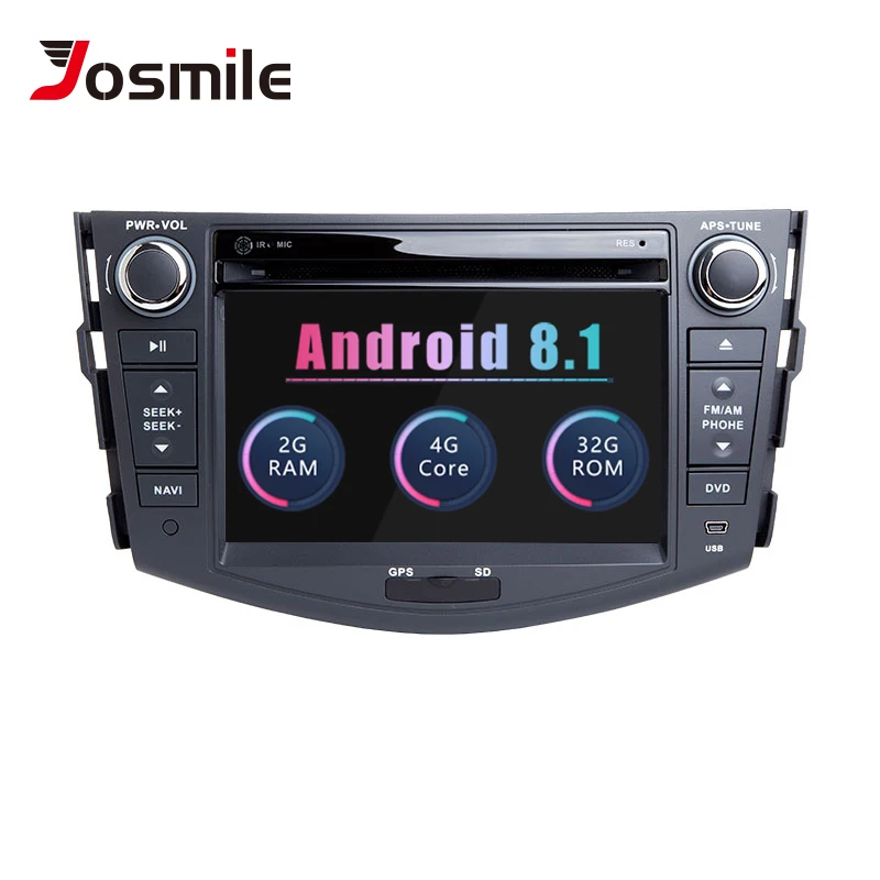 

2 din Android 8.1 Car DVD Player For Toyota RAV4 Rav 4 2006 2007 2008 2009 2010 2011 2012 Autoradio GPS Navigation Wifi OBD2 TV