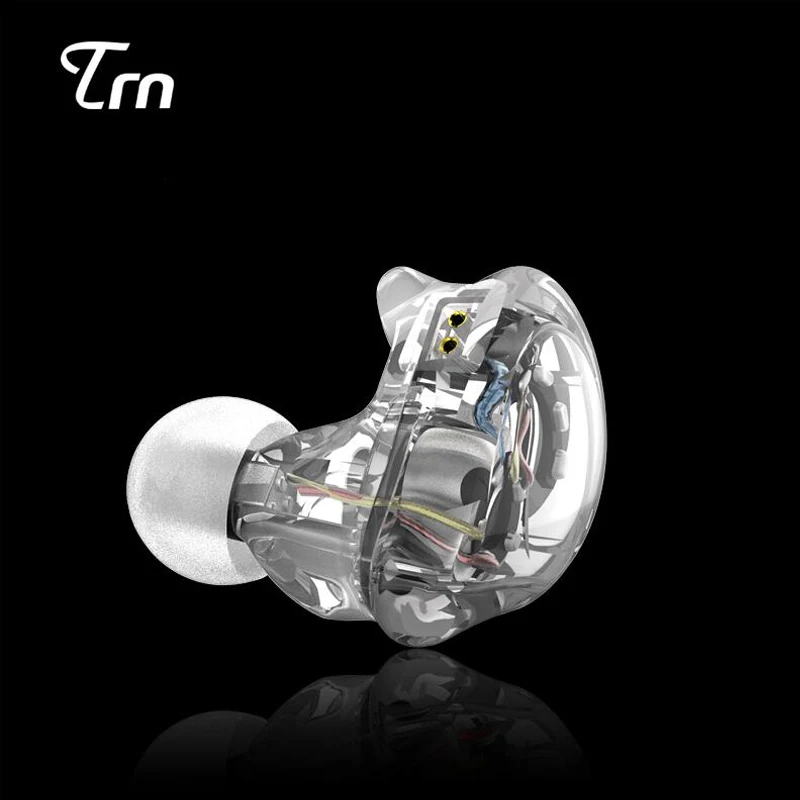 TRN V10 2DD с 2BA Hybrid In Ear наушники DJ HIFI Monito спортивные для бега гарнитура наушник 2PIN