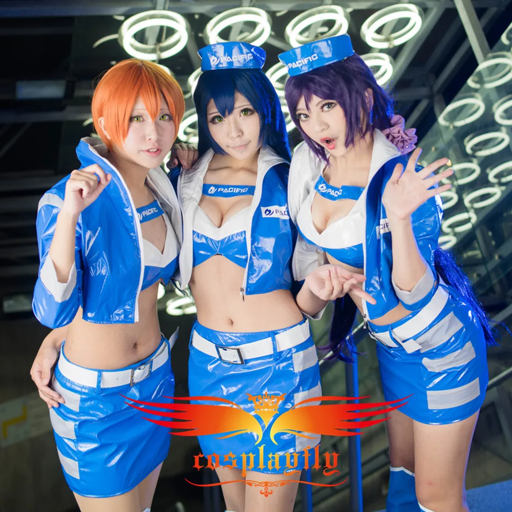 

Love Live! 2015 Race Queen Sonoda Umi Blue Cos Cosplay Costume Any Size Custom Made Outfit Clothing For Adult