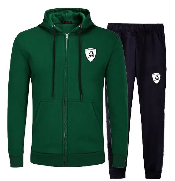 

Men's Gym TrackSuit Sport Jacket Coat Suit Set Trousers Jogging Bottom Top Sweatsuits Blazer Train track suit Hoodies