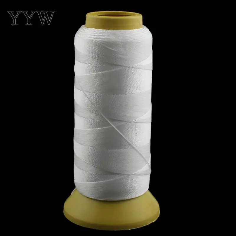 

DIY Jewelry Making Bracelet Necklace 500m/Spool 0.5mm Polyamide Cord Sewing Thread Cord for Rope Silk Beading String White