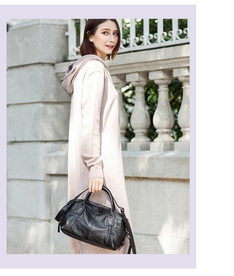 High quality fashion head layer cowhide handmade lady's bag cross-body bag lady's single shoulder bag lady's handbag