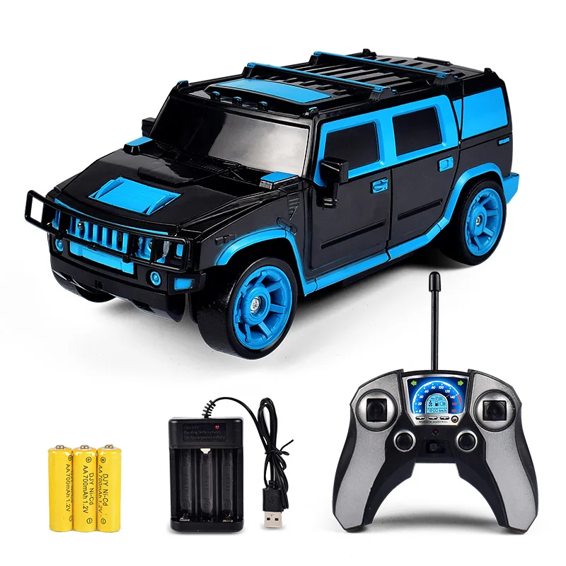 

2 in1 RC Car Off-road Car Transform Robots Models Remote Control 1:18 Deformation Car toy Kids Hot sell Children Christmas Gift