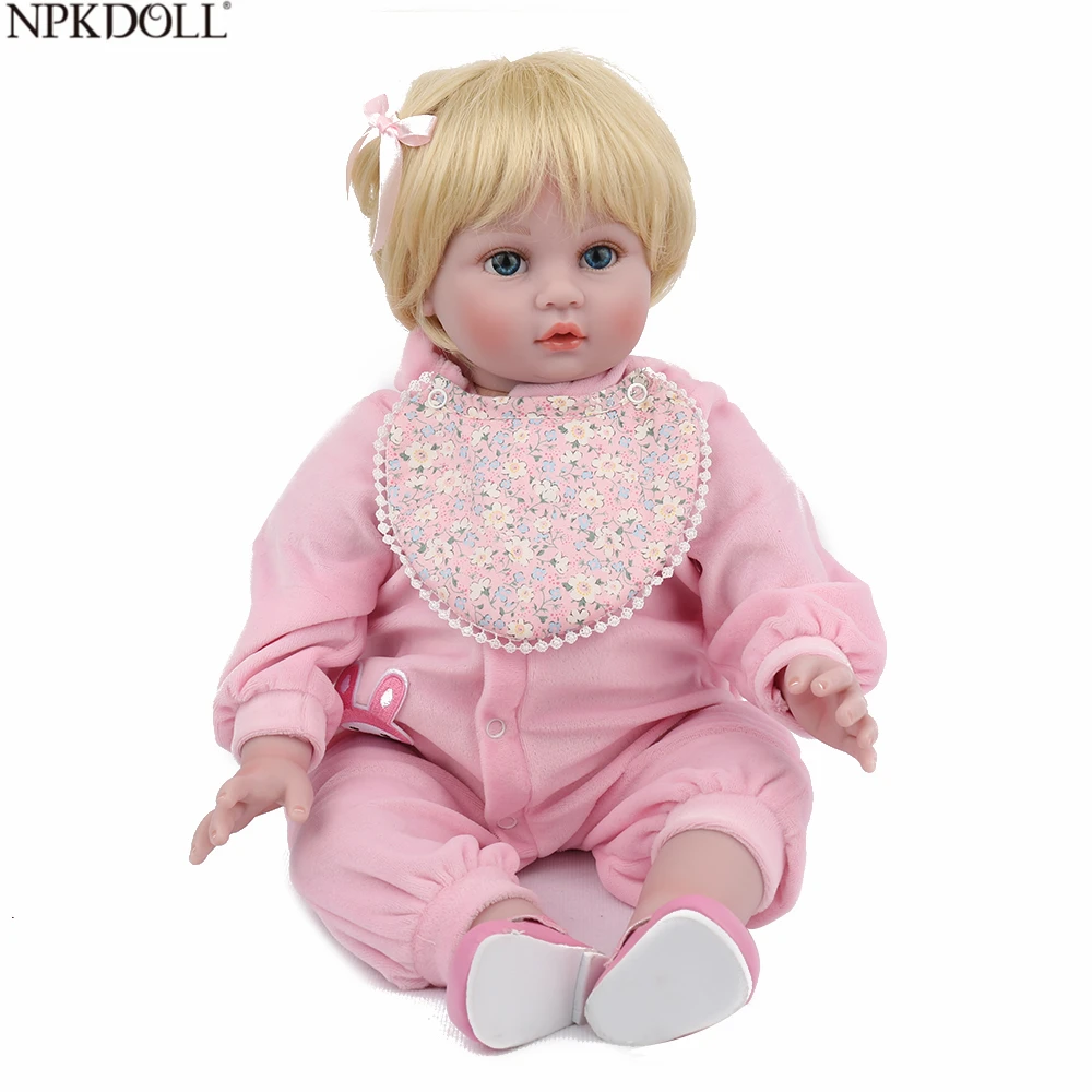 NPKDOLL Кукла Reborn Baby 22 дюйма 55 см Виниловая кукла-боди Игрушки для девочек и