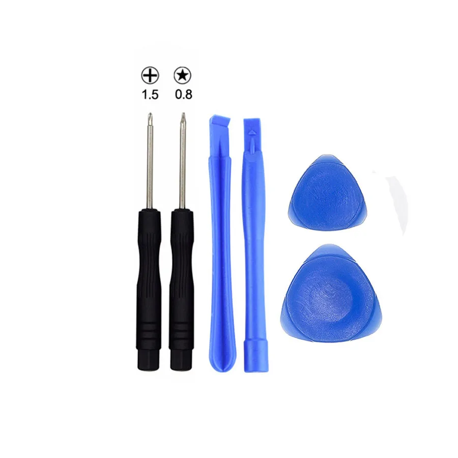 6Pcs 5 Point Pentalobe 0.8 Phillips 1.5 Screwdriver Set Opening Pry Tool Kit for iPhone 4 4S