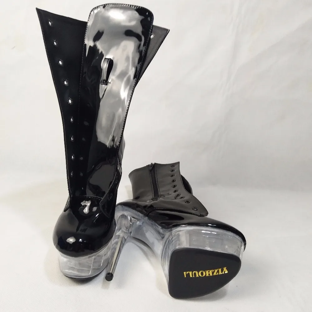 15cm high heels, low-cut boots, women's ankle boots, and the fall Stage shows Dance Shoes