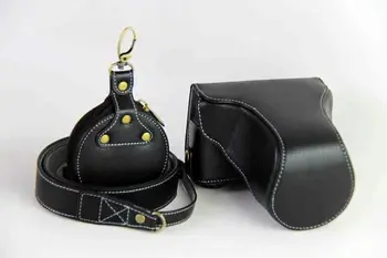 

New High Quality Black Brown Coffee Classical Digital Camera Genuine Leather Case Cover Bag For Canon EOS M10 EOSM10