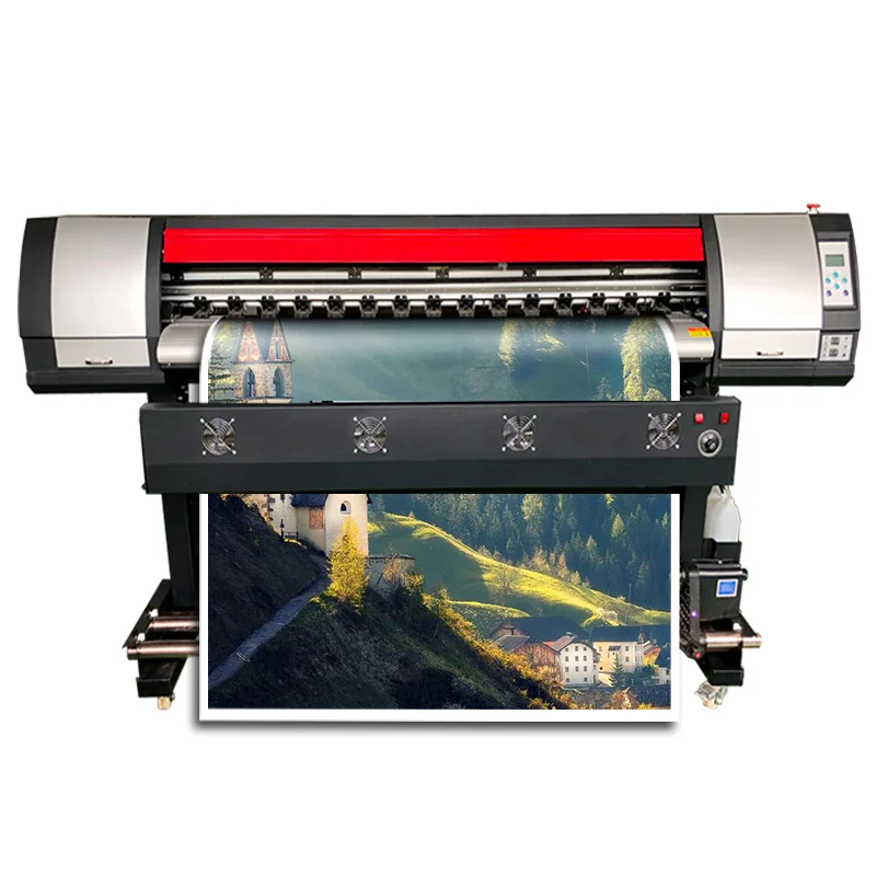 

1.8m large format printer single XP600 eco solvent printer high resolution plotter industrial digital printing machine price
