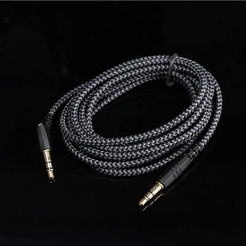 

headphones Connector Audio Cable 3.5mm Male to 3.5mm Male AUX for V-MODA iPhone Android Car Headphone Speaker Auxiliary Cable