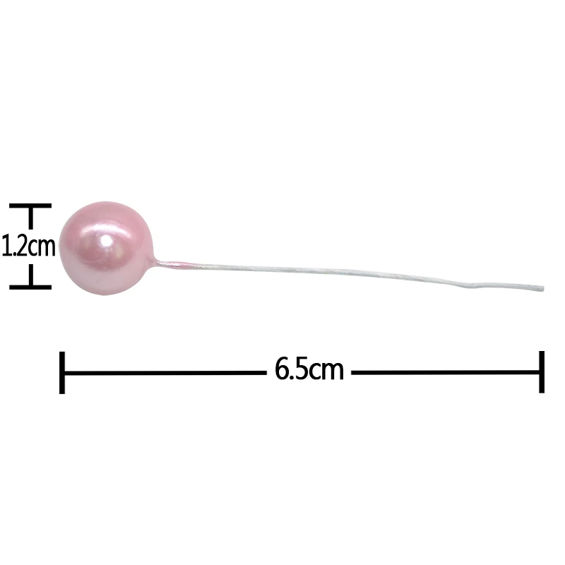 Жемчужная тычинка, 50 шт., 12 мм, Искусственные пластиковые ягоды, украшение для свадебной вечеринки, сделай сам, венок, скрапбукинг, искусственный цветок
