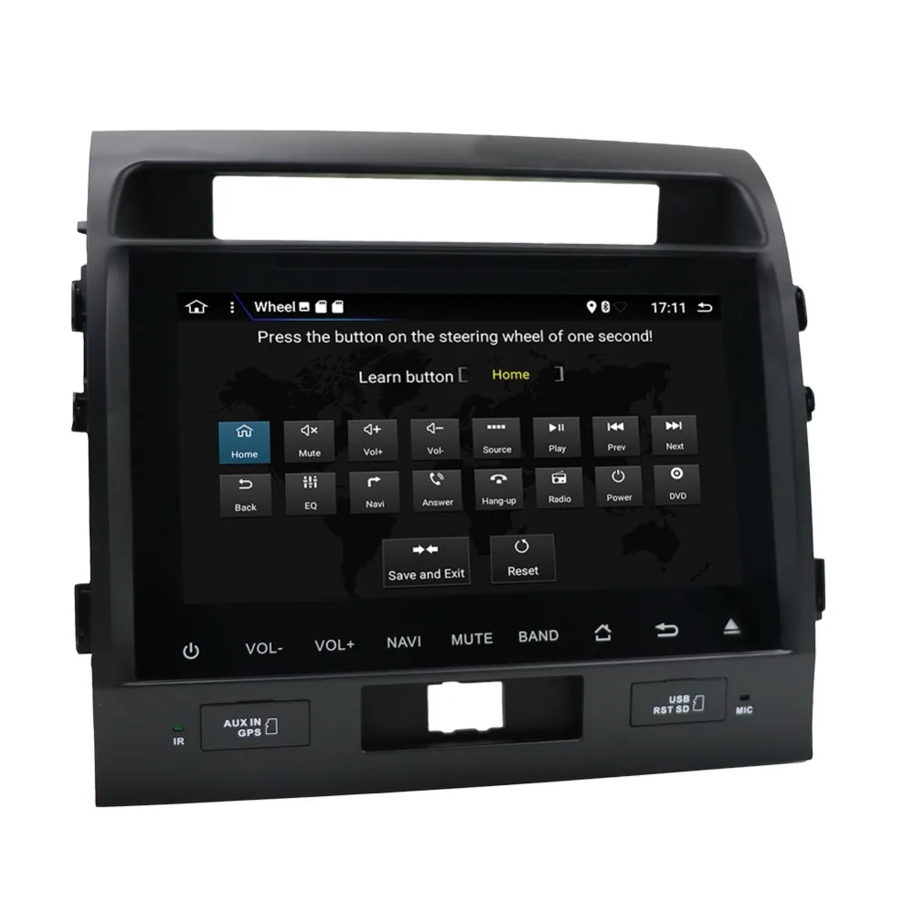 Discount KLYDE 2 Din 10.1" 8 Core Android 8.1 For TOYOTA LAND CRUISER LC200 2004- Car Radio 2+32GB Multimedia Audio Stereo 1024*600 2