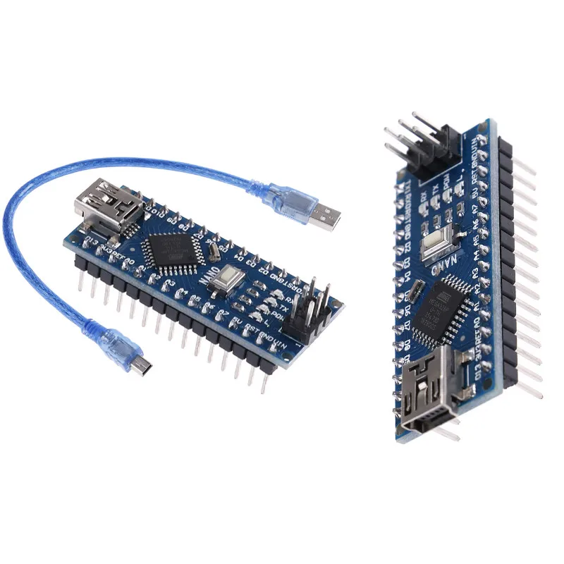 Плата микроконтроллера Mini USB Nano V3.0 Atmega328p CH340G плата с кабелем инструмент детали