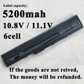 

New laptop battery for Asus A52 A52J A52F A52JB A52JK A52JR K42 K42F K42JB K42JK K52F K52J A31-K52 A32-K52 A41-K52 A42-K52 70-NX